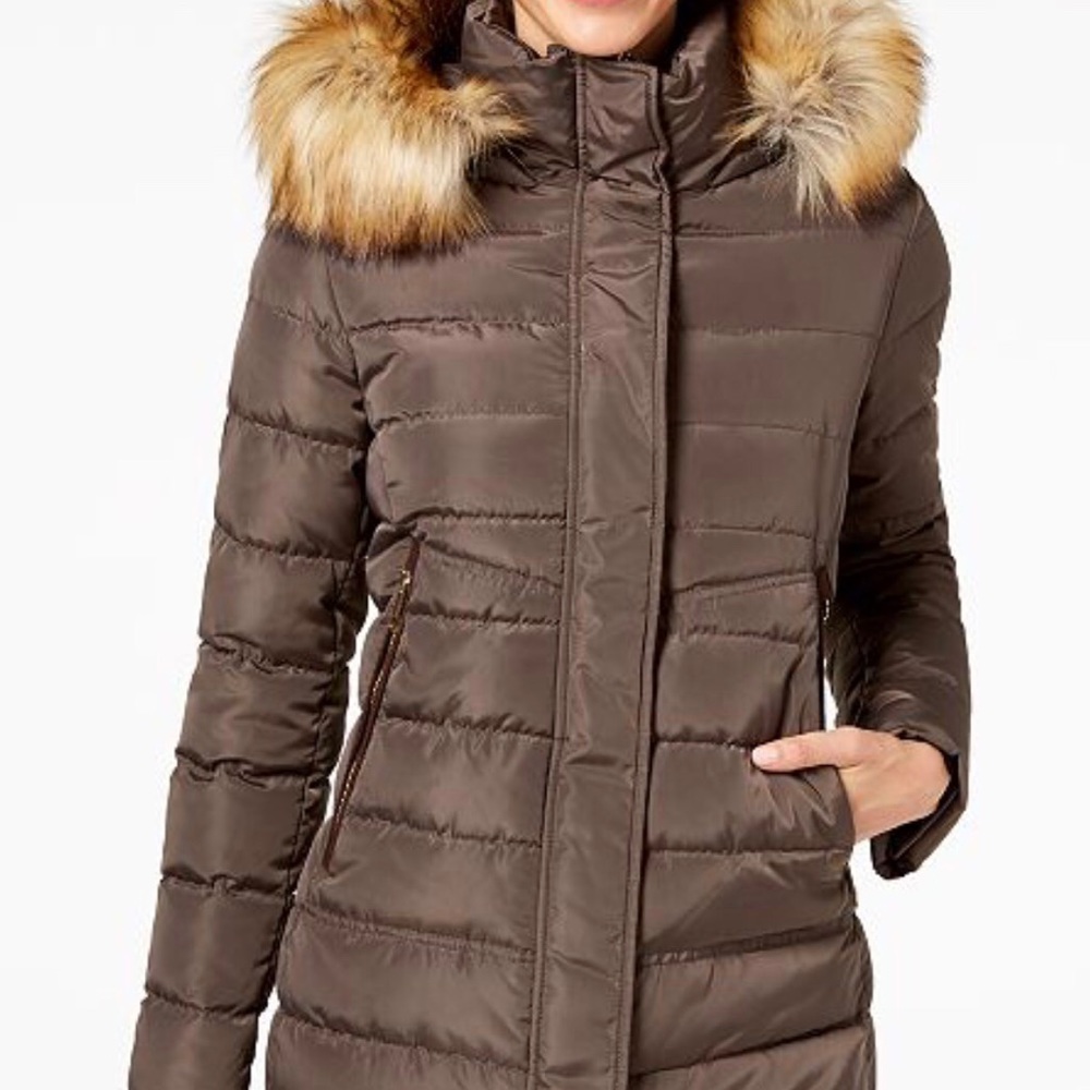Long puff jacket